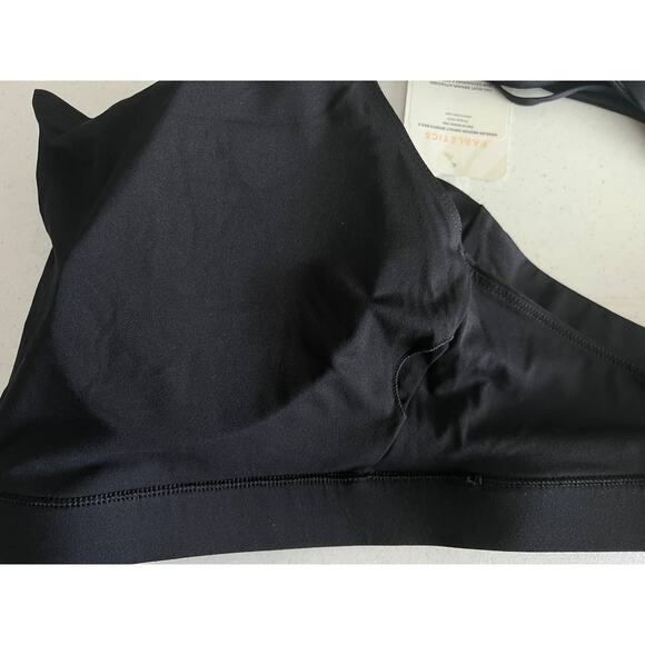 Fabletics 3XLarge Kessler Medium Impact Sports Bra Yoga Pilates Strappy Black - Picture 10 of 11